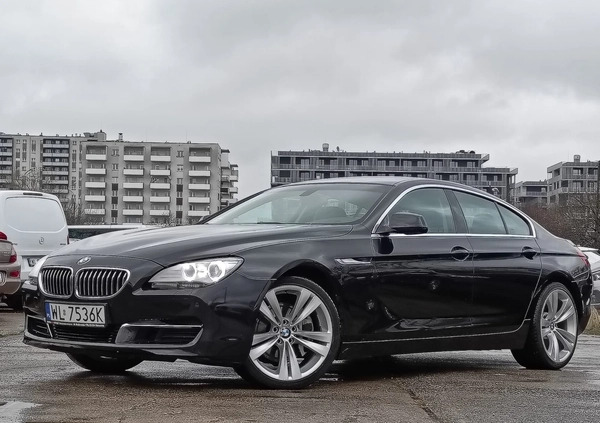 BMW Seria 6 cena 104900 przebieg: 183287, rok produkcji 2013 z Warszawa małe 596